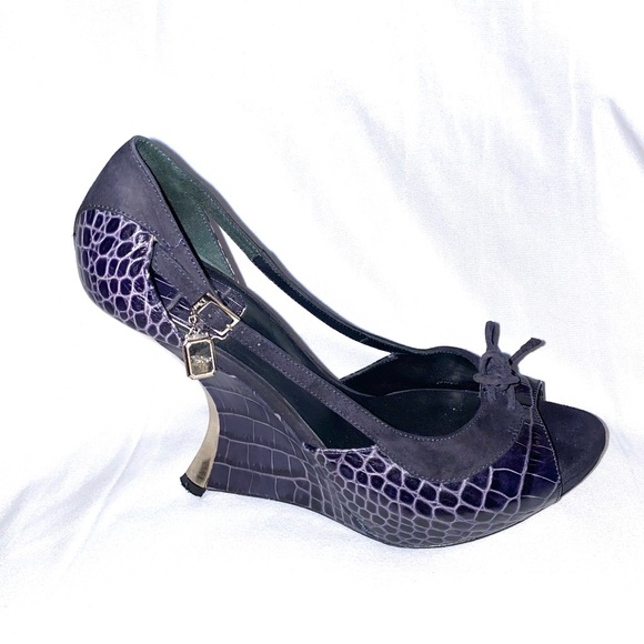 Christian Dior Leather Wedges - Picture 3 of 13